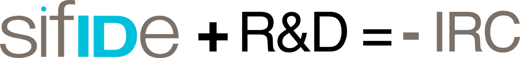SIFIDE + R&D = -IRC